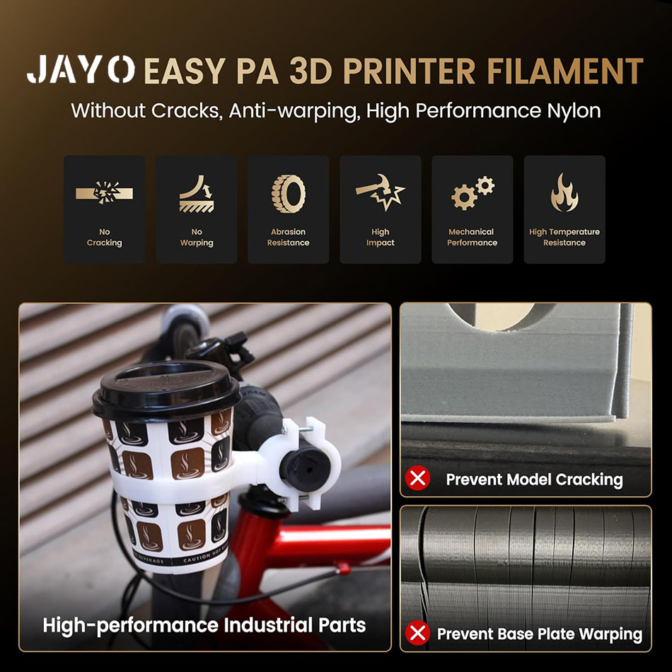 JAYO Filament PA facile 1.75mm - 3D Printing Nylon avis et prix