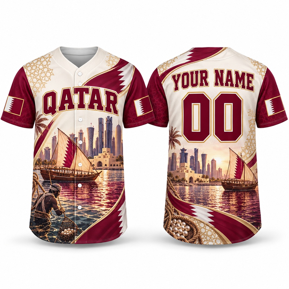 Maillot de baseball à imprimé  - 3D Printing Qatar avis et prix