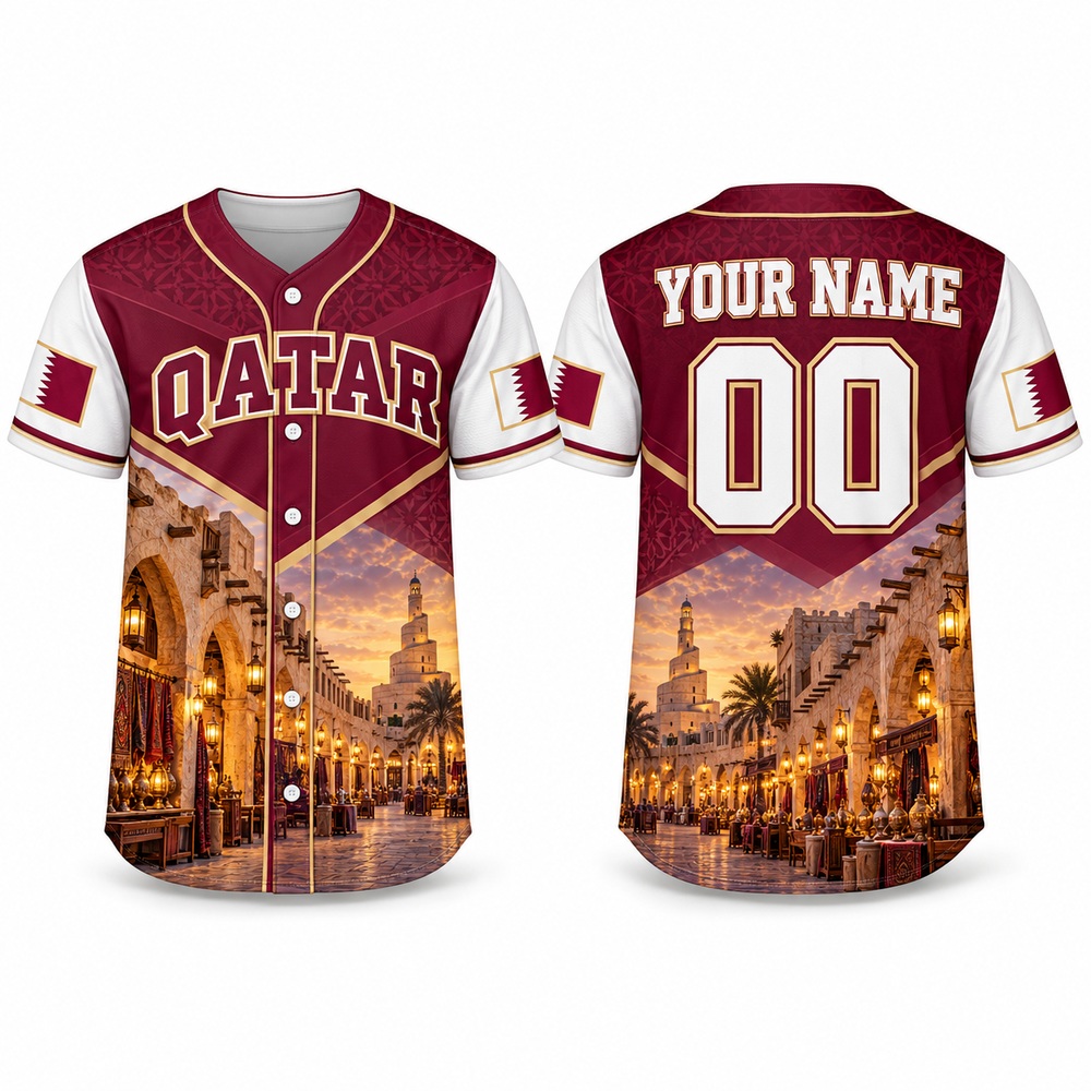 Maillot de baseball à imprimé  - 3D Printing Qatar avis et prix